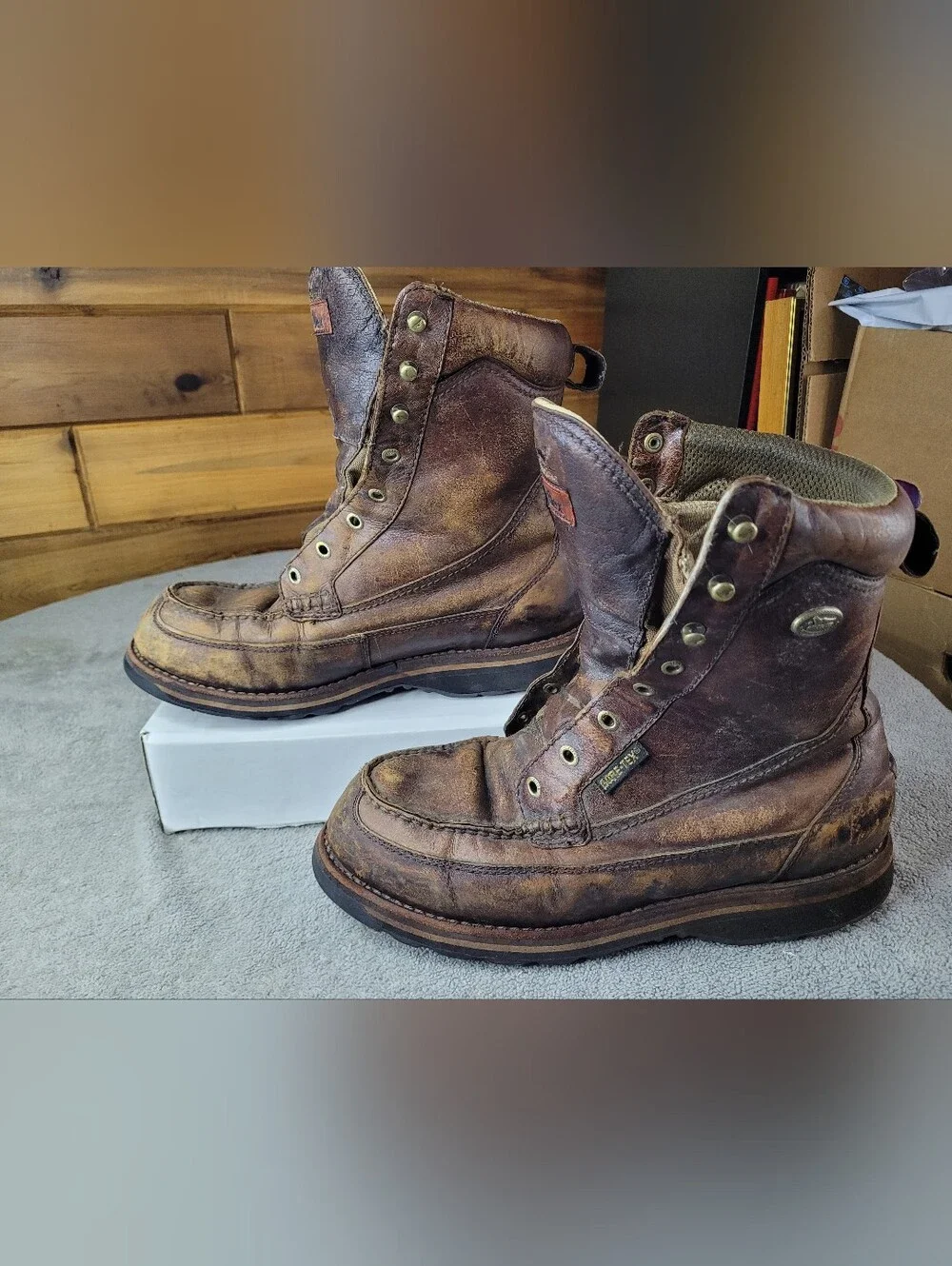 Red Wing Irish Setter Boots Mens 11 EE Brown Leather Insulated Hunting Gore Tex